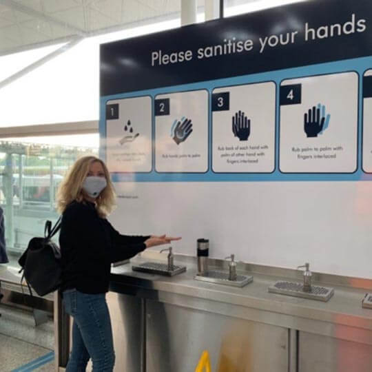Airport rules during covid.