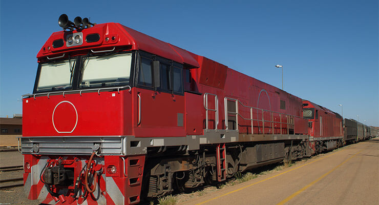 The famous red train for luxury rail holidays.