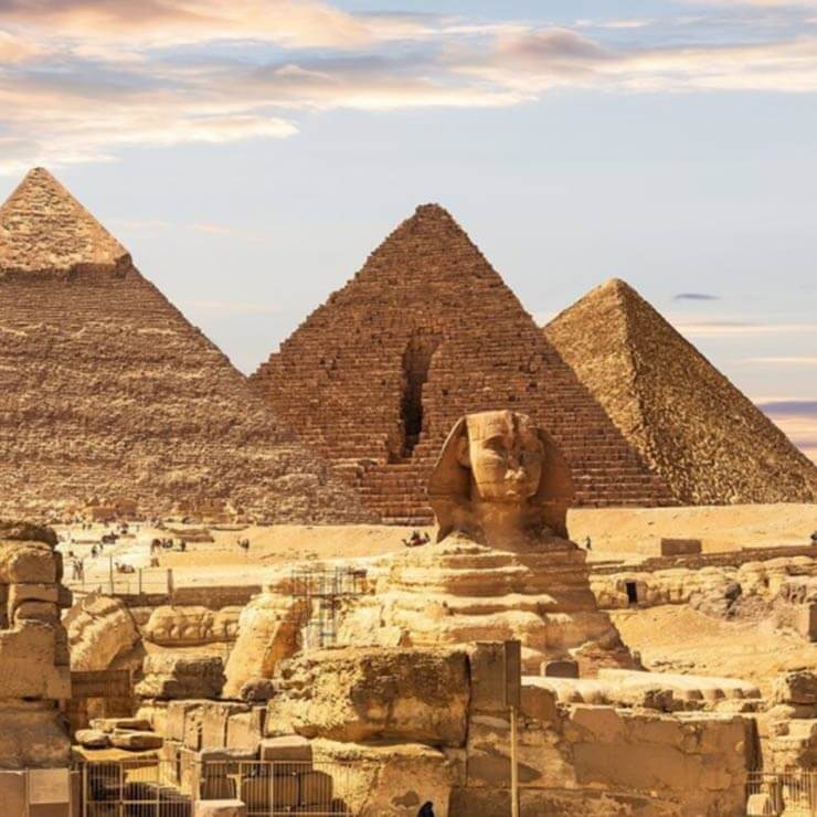 The pyramids of giza and the sphinx, an essential addition to any holiday in egypt.
