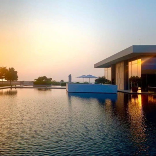 Hotel resort on holiday in Ajman.