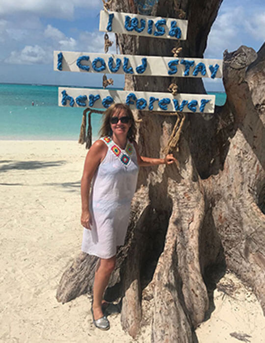 Joan Jones, luxury online travel agent with Once in a Lifetime Holidays.