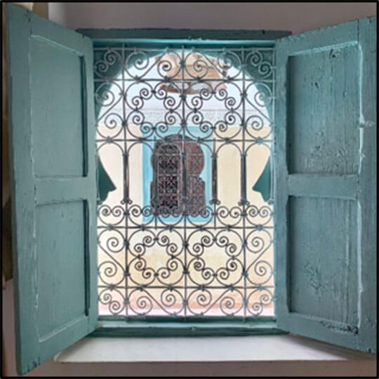 Beautiful architecture in Morroco.