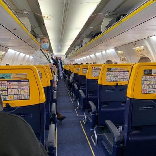 Empty planes during covid.