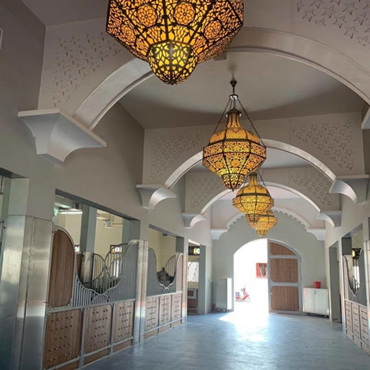 Building architecture in Ajman.